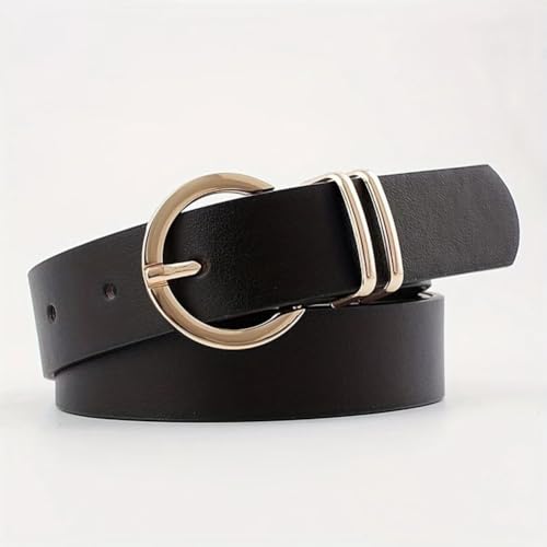 Women Leather Skinny Belt Fashion Design Gold Buckle Belt Cute Ladies Chic Belt For Jeans Pants Dresses