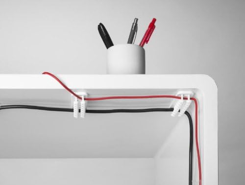 Cablox Mini 2x8 Cable Management System 3-pack White