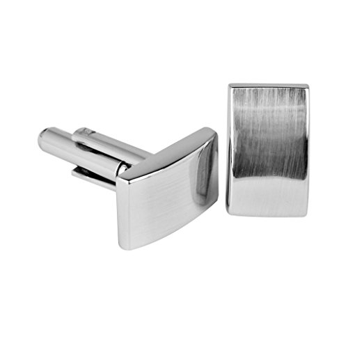 Uomo Ottone Lucido Gemelli Cravatta Pin Clip di