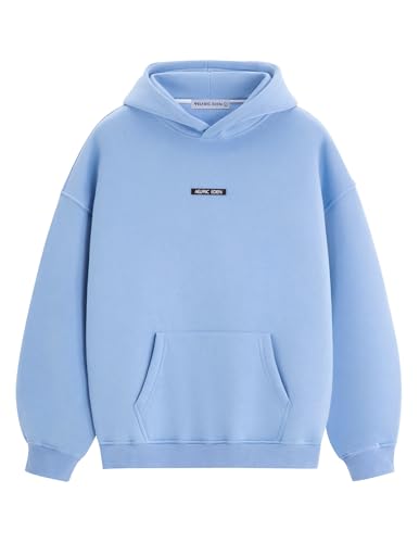 Aelfric Eden Fleece Lined Hoodies For Men Women Oversized Hoodie Casual Hooded Sweatshirts Warm Solid Basic Pullover Tops