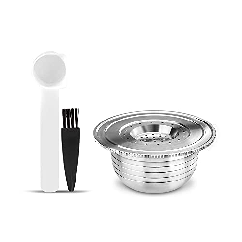 Capsula di caffè riutilizzabile in acciaio inox BENFUCHEN compatibile con Bialetti GIOIA/BREAK, capsula di caffè espresso ricaricabile in metallo compatibile con Bialetti