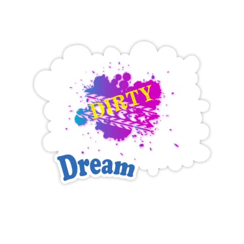 Pulire i segni di Pneumatici sporchi Adesivi Citazione Sogno Decalcomanie in Vinile