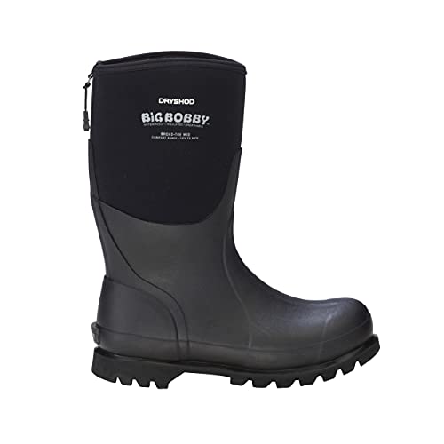 Dryshod Mens Bobby Mid Waterproof Work Work Safety Shoes Casual - Black