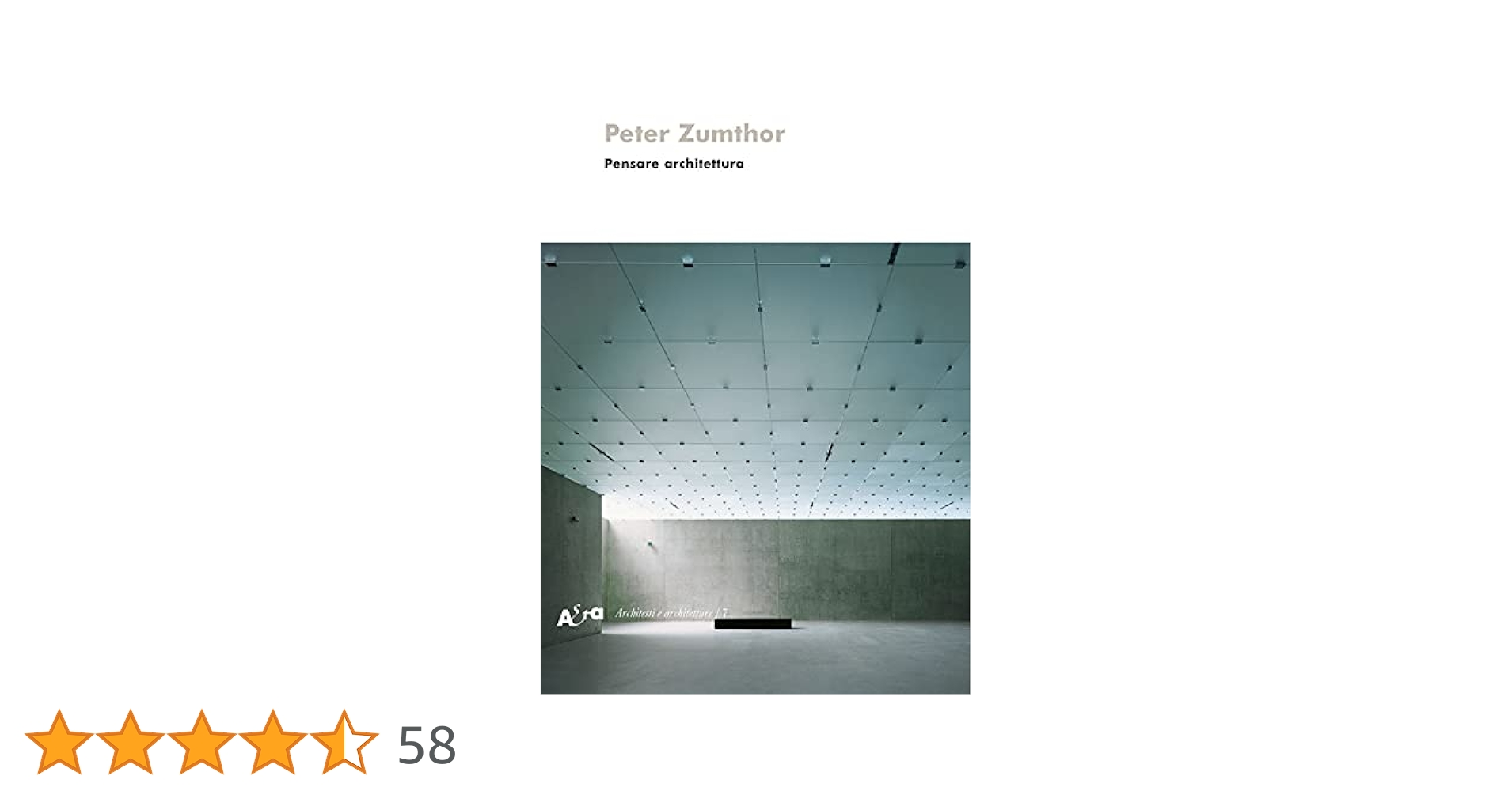 洋書 Peter Zumthor Pensare architettura Amazon.co.jp: Pensare architettura : Zumthor, Peter, Dal Co