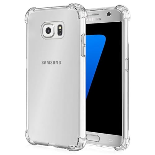 Sidande Case for Galaxy S7 Edge, Samsung S7 Edge SM-G935A Case for Girls Women, Clear Transparent Soft Flexible TPU Slim Phone Protective Case Cover for Samsung Galaxy S7 Edge Clear