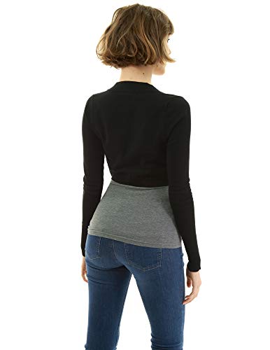 AmélieBoutik Women Long Sleeve Light Knit Bolero Shrug Cardigan2