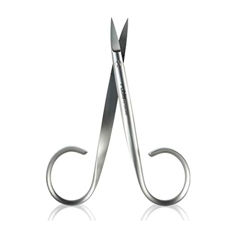 Rubis Classic Nagelschere gebogen - Hochwertige spitze Profi Nagelschere Cover