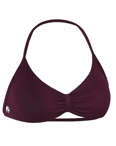 Image of AUROLA Influence Strappy Bra Sports Bras for Women, Backless Padded Impact Strappy Bra Workout Gym Yoga with Removable Cups