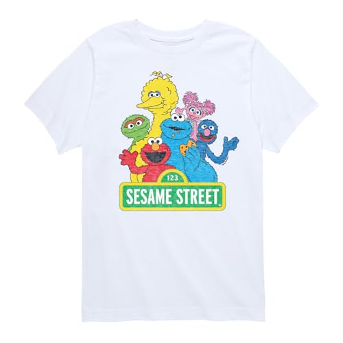 Sesame Street - Vintage Group - Toddler and Youth Short Sleeve Graphic T-Shirt