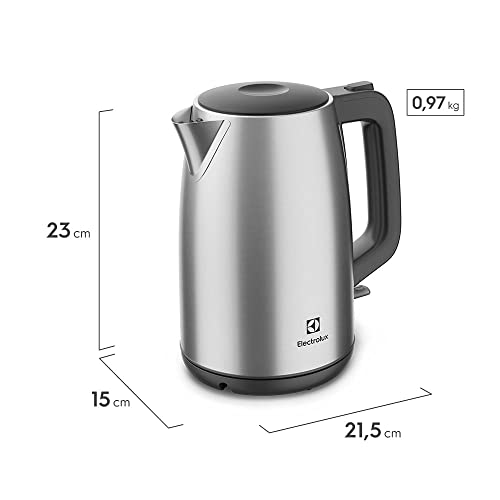 Chaleira jarra eletrica Electrolux desligamento automatico capacidade 1,7L facil abertura tampa alça ergometrica indicador... glide