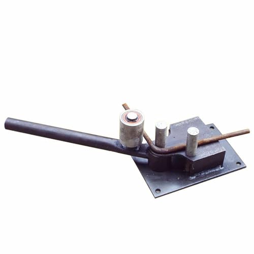 Rod Bender, Bendable Diameter 4-14mm Steel Rod, Medium Size Manual Rebar Bender, Forming and Bending Tool for DIY