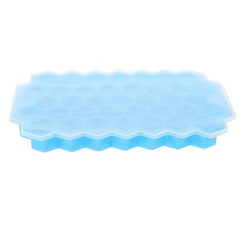 Bandeja de hielo de silicona con tapa Honeycomb Hemobllo miniatura 1