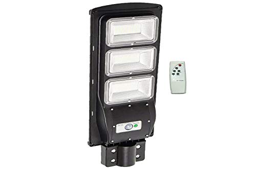 FO99120 - Faro LED para carretera de 120 W, panel solar, luz fría, mando a distancia Cover