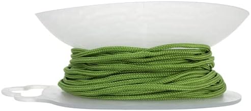 Lovely Knots/Knotting Cord 2mm 20yds on Reusable Bobbin Olive for Jewelry and Craft Making