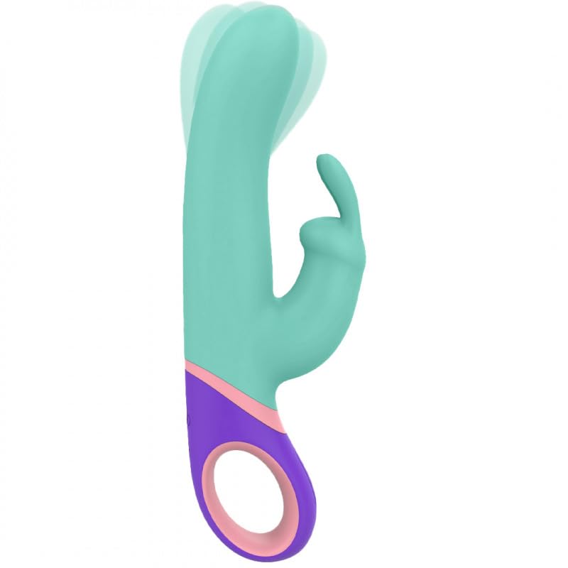 Lopy, Vibrador Conejito Rotador, Estimulación de Clítoris y Punto G, Recargable USB, Silicona, Sumergible