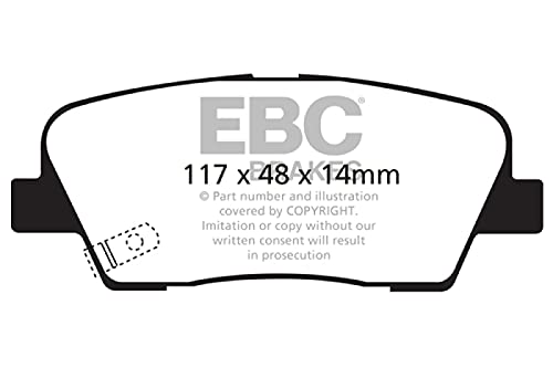 Image of EBC Brakes DP61806 6000 Series Greenstuff Truck and SUV Brake Pad