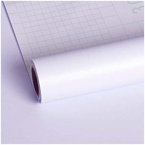 VEELIKE リメイクシート 白 ホワイト 壁紙シール リフォームシート（40cmx3m ）ツヤ消しウォールステッカー 簡単な貼付 はがせる壁紙 のり付き 防水 耐熱 防汚 防油 防カビ 模様替え 壁補修 リフォームシート おしゃれインテリアシール キッチン 台所 玄関 浴室 テーブル カッティングシート DIYインテリアリ 賃貸OK 家具 台所 バスルーム 事務所 店舗 補修シール シートのサムネイル