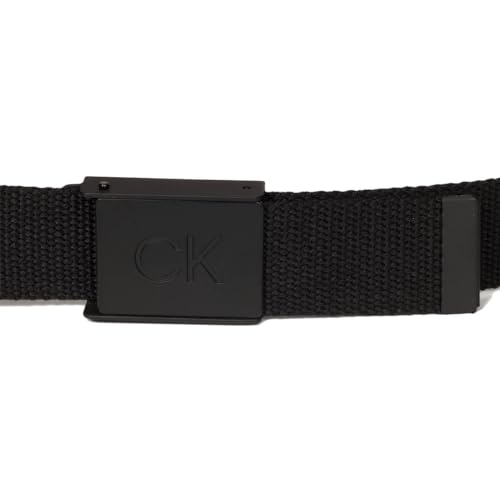 Calvin Klein Mens 2024 CK Monogram Matt Buckle Cut To Fit One Size Golf Belt2