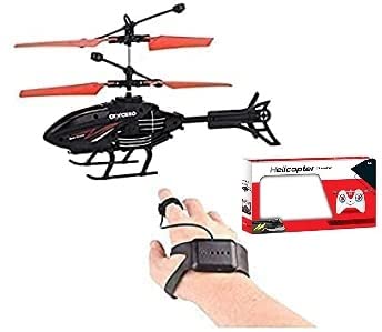 Tahera RC Helicopter Remote Control Flying Toy for Kids Boys/Girls Gravity Sensor Plane for Outdoor & Indoor with 3D Lights and Unbreakable Blades. (Hand Induction)