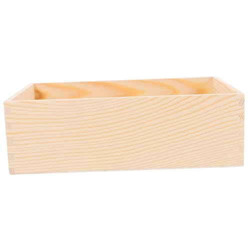 Angoily Holz-aufbewahrungsbox Schreibtischbox Aus Massivholz Werkzeugkiste Kleinteilebox Aufbewahrungskiste Aus Holz Organisierte Lagerungslösung