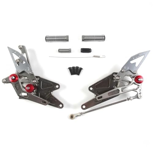 Repose-pieds réglables pour moto contre la fatigue des genoux mt03