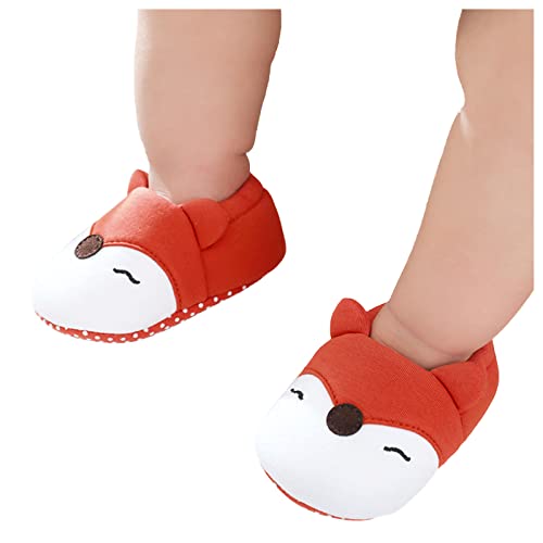Animal Slippers for Kids Toddler Baby Boy Girl Socks Shoes Non-slip Cartoon First Walkers Prewalker Boys Slippers Power3