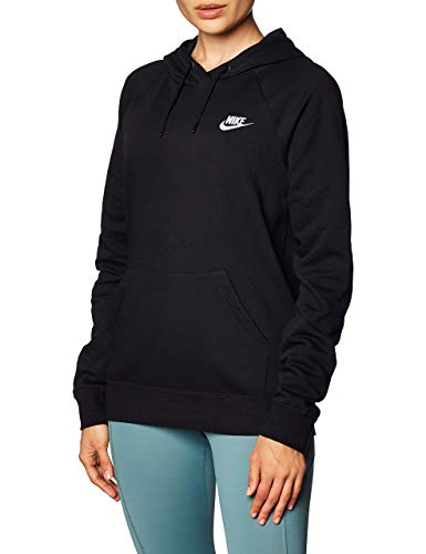 Nike Women's Dark Grey Heather Essential Fleece Hoodie