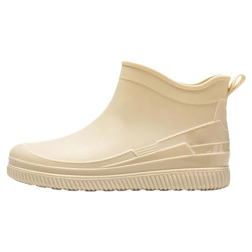 Dasfsagh Bota Agua Mujer Moda Impermeables Antideslizantes Zapatos para Jardín Nuevos estilos para mujer Botas Altas Botas de Agua Mujer Lluvia