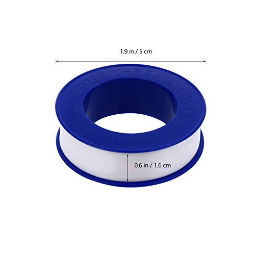 30 peças de fitas de vedação de rosca, fita de teflon selante de tubos PTFE, fita de vedação industr