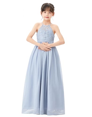 Lace Up Criss-Cross Back Flower Girl Dress Dancing Fashion Gowns Toddlers HLC3