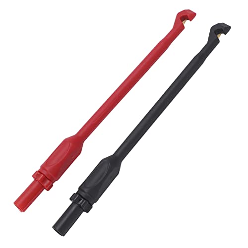 2PCS Automotive Wire Piercing Probe Test Hook with 4mm Connector Insulation Multimeter Needle for Car Repair Diagnostic