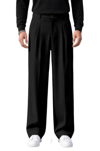 FTX Store FTX Men Relaxed Fit Korean Trouser Black - Image 2