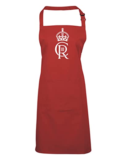 Tabliers rouges cuisine King Charles III Coronation Edward Sinclair fêtes rouge