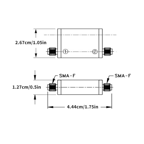 Filtre coupe-bande anti interférence cellulaire 700-960MHz - 3