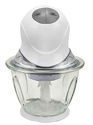 Team Kalorik Schnellzerkleinerer, 600 ml Glasbehälter, Edelstahlmesser...