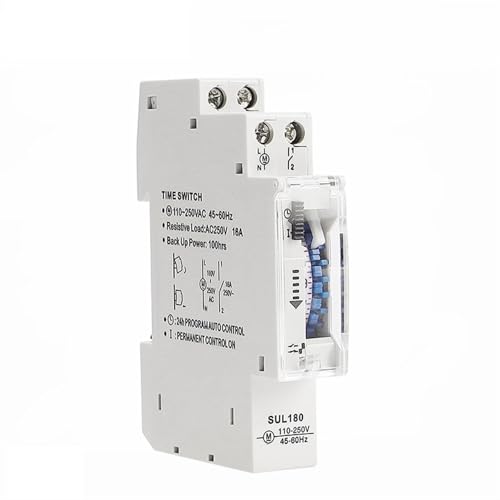 Minuterie mécanique contre oublis extinction interrupteur programmable Rail Din TB45