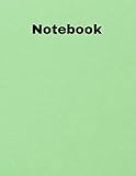  Green Notebook Field Notes: Green Soft Cover Wide Ruled Army Military Combat Log Book, Record Book, Field Notes, Journal Leader Memo - Memorandum Composition Notebook College Ruled