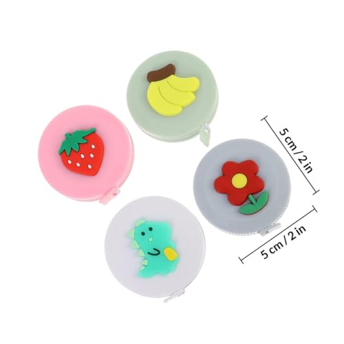 Cinta métrica retractil mini portátil 4 pcs miniatura 2