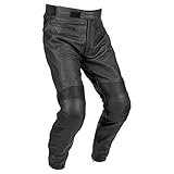 Noru Kuro Leather Motorcycle Pants Black