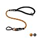 Hund und günstig Kaufen-Floxik Kurzführer orange für Hunde ⌀ 8mm | reflektierende Kurzleine aus Kletterseilmaterial | optimal fürs Leinentraining & Freilauftraining