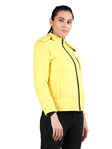 Image of CHKOKKO Women's Winter Quilted Jacket YELLOW 3XL