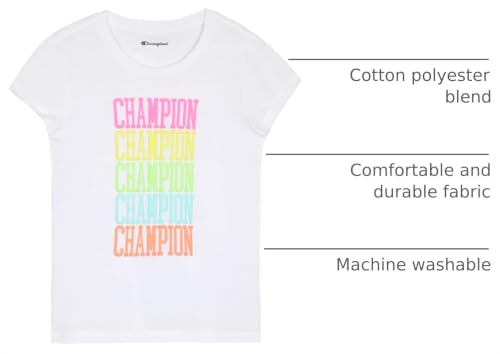 Image of Champion Girls' Champion Girls Short Sleeve Tee Shirt