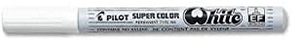 Pilot 420101250L – Fine Tip Marker White (Extra Fine Line)