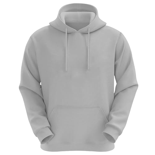 VR2 Denim Mens Red Hoodies Hooded Top Pullover Long Sleeve Sweatshirts Regular and Oversized Pullover for Men, Size- 3XL