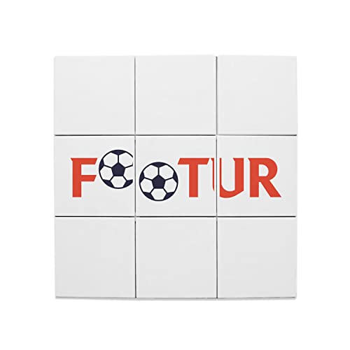 Carreaux Céramique Décoratif Footur Football Future Sport : Lot 9 Pièces 15,2 x 15,2 cm pour Revêtement