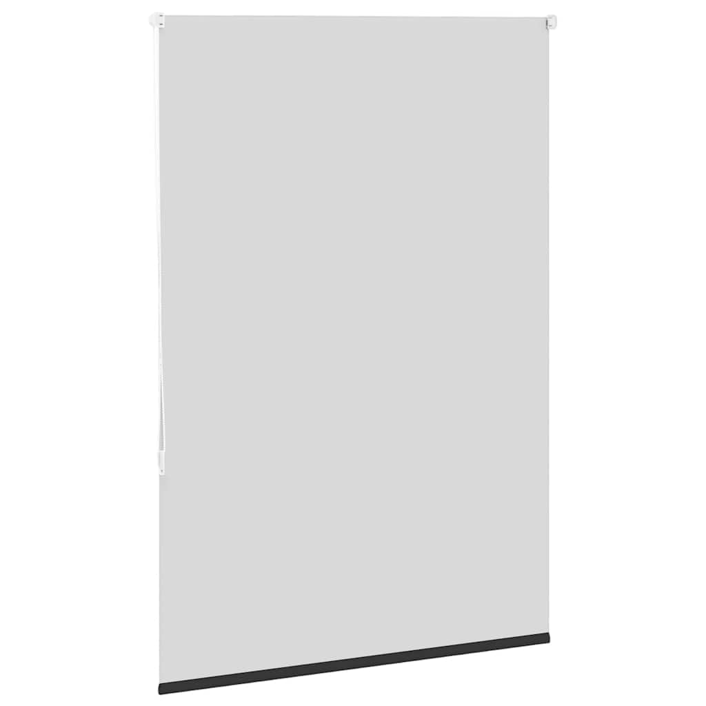 Store Enrouleur Occultant Noir 115x130 cm, Rideau en Polyester avec Rail en Aluminium, Montage avec ou sans Perçage, Largeur Tissu 110,7 cm pour Chambre, Salon et Bureau