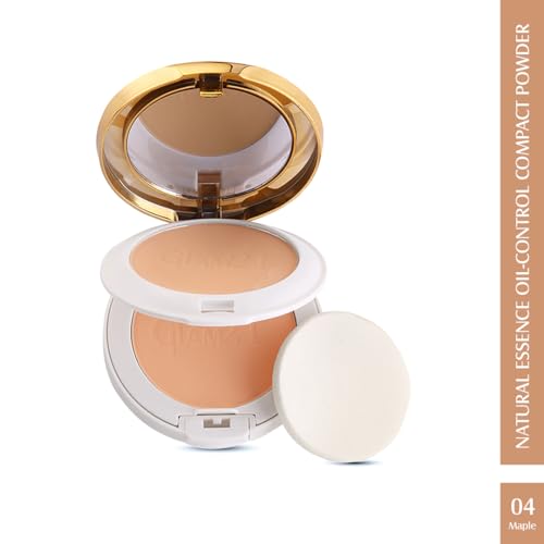 Image of Glam21 Natural Essence Oil-Control 2-in-1 Compact Powder| Long Lasting for Makeup Matte Finish with Vitamin-E| All Skin Type (Maple - 04)