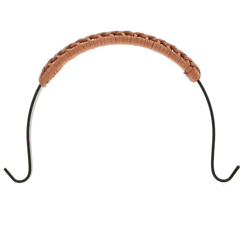 Luxshiny Rattan Griff Eisen Teekannengriff Verstellbarer Ersatz Griff Japanischer Kanne Teekessel Ersatzteile für Keramikkanne Wasserkocher Porzellan Zubehör