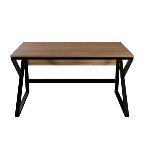 Image of Riyan Luxiwood Alden Computer Table in Engineering Wood for Home & Office, Simple Style Desk, Scratch Resistance Surface, Easy to Assemble, Study Table for Kids (Size-90 X 60 X 75 Cm) - Beige