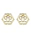 Produktbild Philipp Plein Damen Ohrringe Ohrstecker Gold Edelstahl Hexagon, Größe: ca. 1,5 cm, PJ2AA06EU